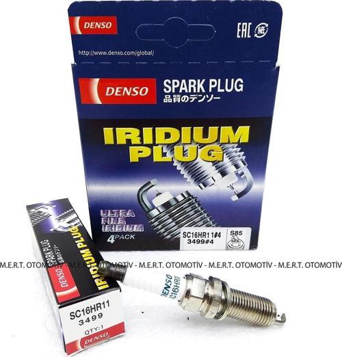 Toyota Avensis 1.6 - 1.8 Benzinli Denso İridyum Buji Takımı 2009-