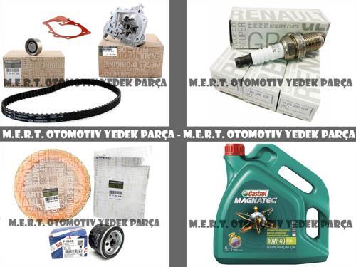 Dacia Logan 1.4 ve 1.6 Komple Bakım Seti Triger Buji Filtre Yağ