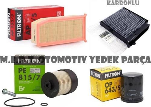 Dacia Duster 1.5 Dci Filtron Filtre Bakım Seti (2013-2018) 553533135