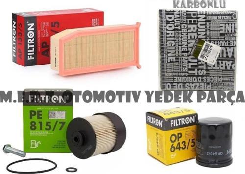 Dacia Logan 1.5 Dci Filtron Filtre Bakım Seti (2013-2018) 553525236