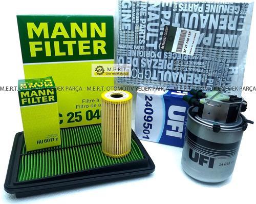 Renault Kadjar 1.6 DCi Filtre Bakım Seti (2015-2018)