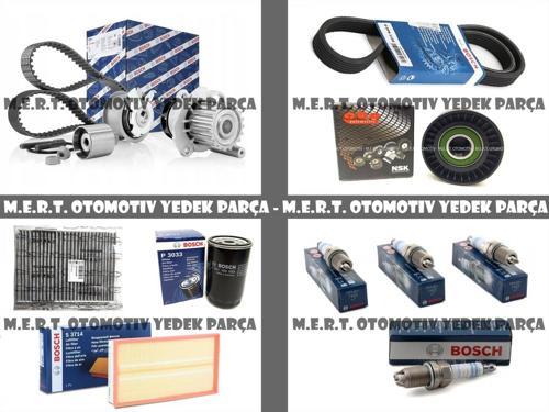 VW Bora 1.6 8v AKL AEH BOSCH Komple Bakım Seti Filtre Buji Triger