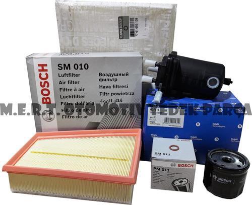 Renault Megane 2 1.5 DCi Filtre Bakım Seti 2002-2008