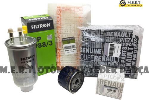 Dacia Sandero 1.5 Dci 90Hp Filtre Bakım Seti (2009-2012)