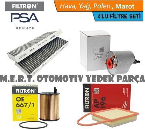 Citroen C4 Picasso 1.6 E-Hdi Filtre Bakım Seti 2011-2015