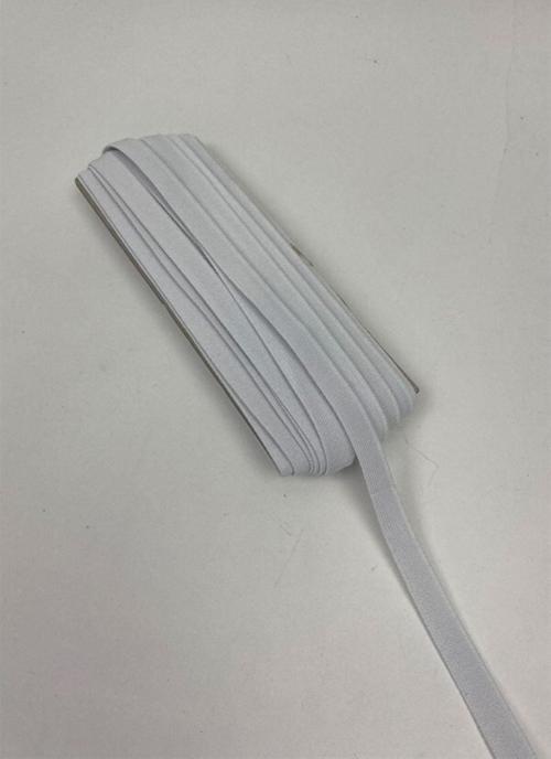 Yassı Lastik Ip 8 Mm Kalınlık Sert Dayanıklı 1/18 Kat Beyaz 10 Mt