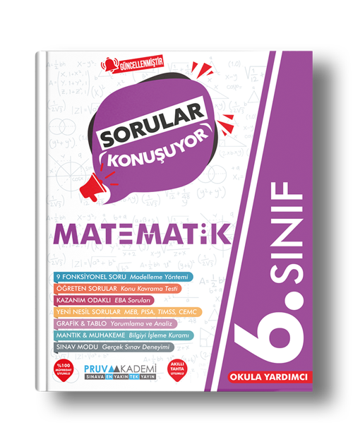 Pruva Yayınları 6. Sınıf Matematik Sorular Konuşuyor