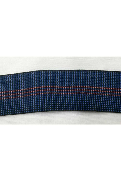 50 Mm Genişlik Dagcılık Icin Kalın Dokuma Elastik Şerit Lacivert Renk Polyester (5 Metre)