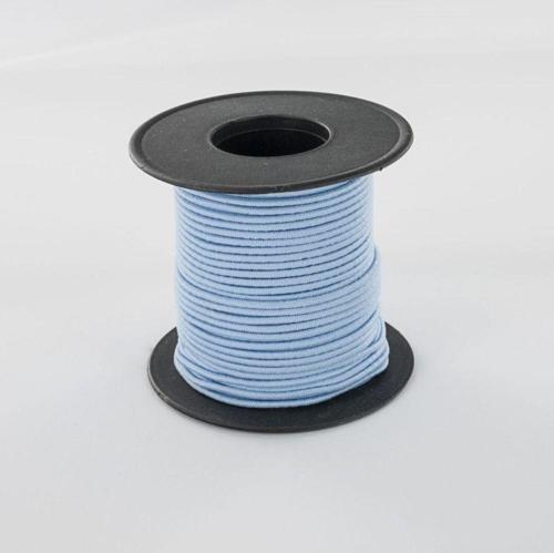 Yuvarlak Lastik Ip 2,5 Mm Kalınlık Sert Dayanıklı 1/18 Kat Beyaz 10 Mt