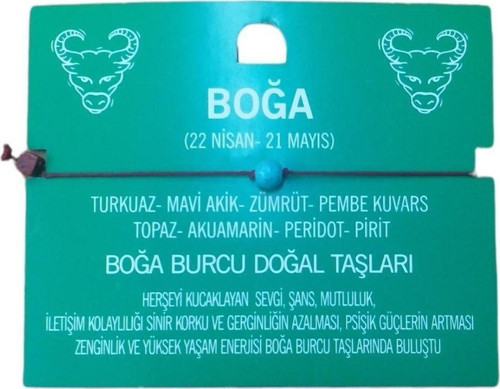 Burç Bileklik 1 Adet