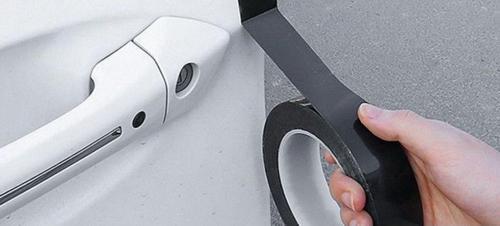 Otomobil Araba Kapı,Eşik,Kaput,Tampon Koruma Bandı 3Mt*5 Cm 1 Adet (Siyah )