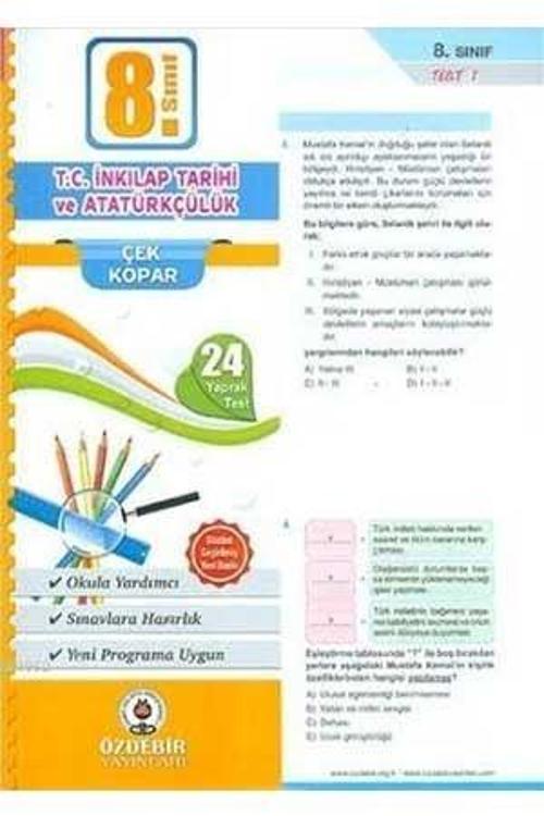 Özdebir Yayınları 8. Sınıf T.C İnkılap Tarihi ve Atatürkçülük Yaprak Test