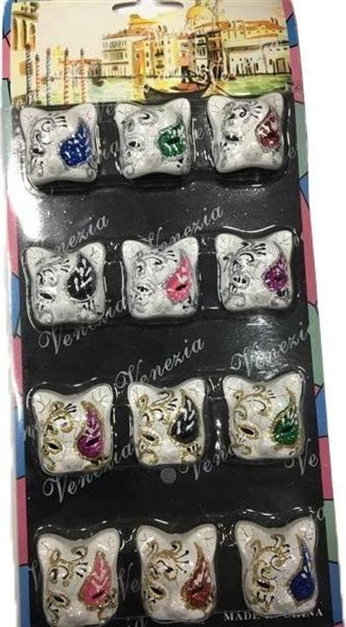 Kedi Mask Magnet Seti 12 Adet