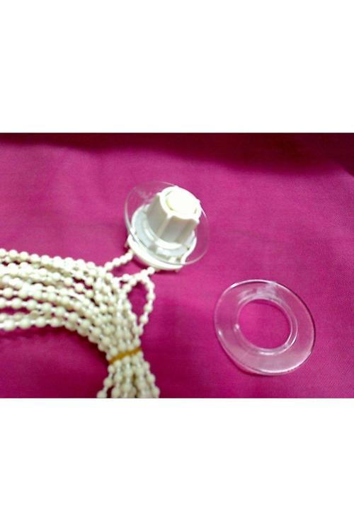 Stor Zebra Perde Yedek Zincir 2 Adet 30 Mm +2 Adet Hizalama Halkası