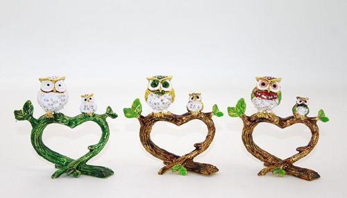 Swarovski 2'li Baykuş Model 3