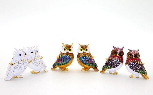 Swarovski 2'li Baykuş Model 1 