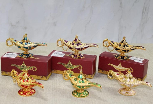 Mineli Metal Alaaddin Lambası Model 3