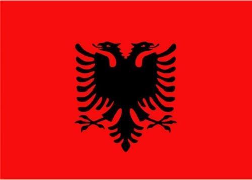 Arnavutluk Bayrağı  50x75cm
