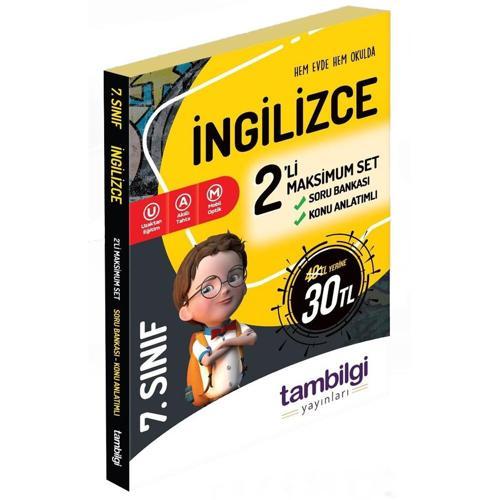 Tambilgi Yayınları 7. Sınıf İngilizce Doping 2'li Set