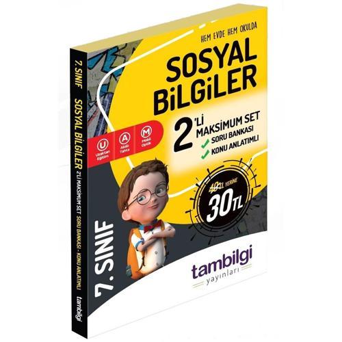 Tambilgi Yayınları 7. Sınıf Sosyal Bilgiler Doping 2'li Set