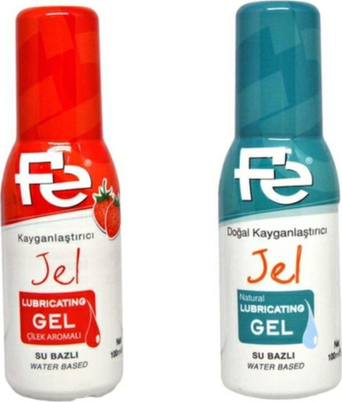 Kayganlaştırıcı Naturel Jel 100 Ml + Çilekli Kayganlaştırıcı Jel 100 Ml