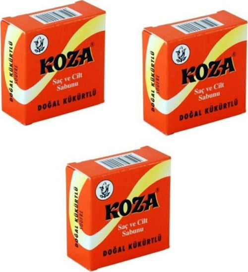 Doğal Kükürtlü Sabun Saç Ve Cilt Sabunu 100gr X 3 Adet