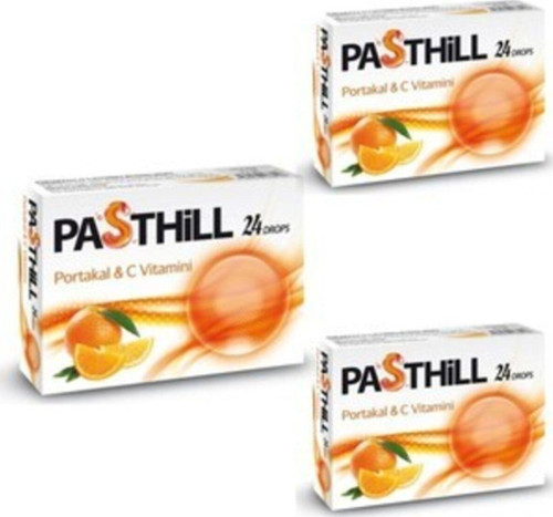Pasthill Portakal 3'lü Paket X 24 Adet