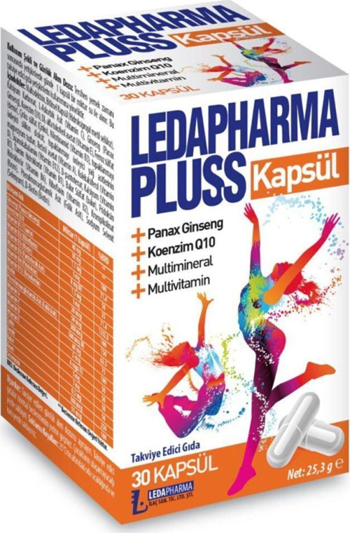Pluss 30 Kapsül Panax Ginseng Co Q10 Multivitamin Multimineral