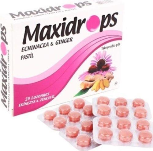 Maxıdrops Ekinezya Zencefil 24 Pastıl