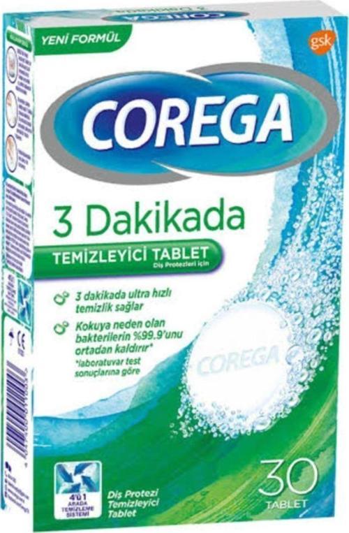 Temizleyici Tablet 30 Adet  3 Dakikada Temizlik