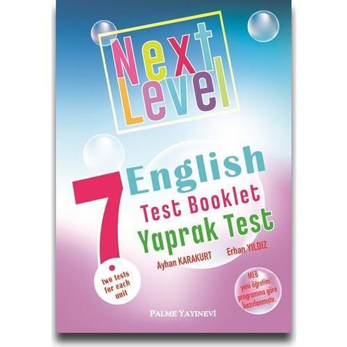 Palme Yayınları 7. Sınıf Next Level English Test Booklet Yaprak Test