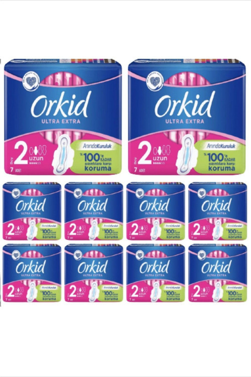 Ultra Extra Hijyenik Ped Uzun Tekli Paket 7'li X10 Paket