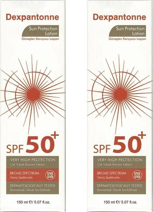 Spf50+ Güneşten Koruyucu Losyon 150 ml × 2