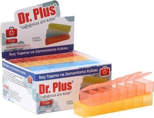 Dr. Plus Ilaç Hap Saklama Kutusu 7 Gün - 12 Adet