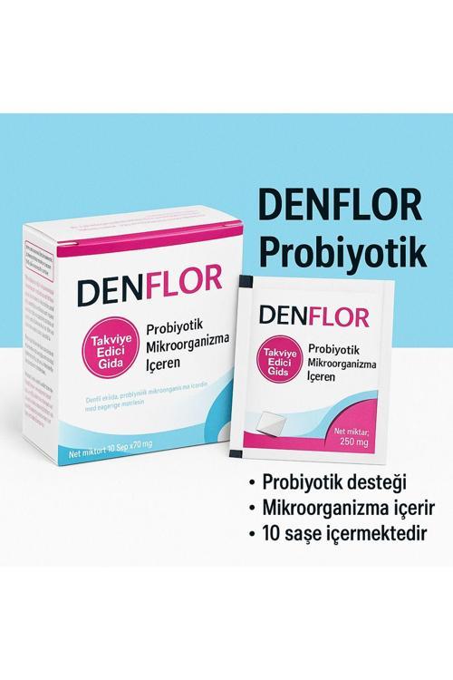 Denflor Probiyotik 10 Saşe - 5'li Paket