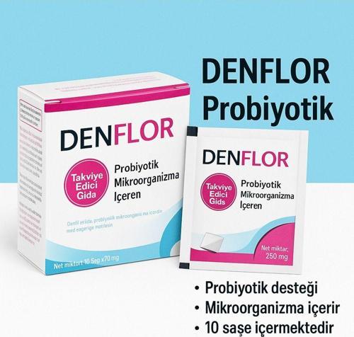 Denflor Probiyotik 10 Saşe - 5'li Paket