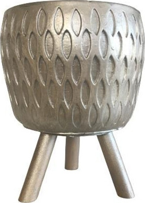 Ayaklı Orkide Saksısı 13*18 Cm (Beyaz Renk)