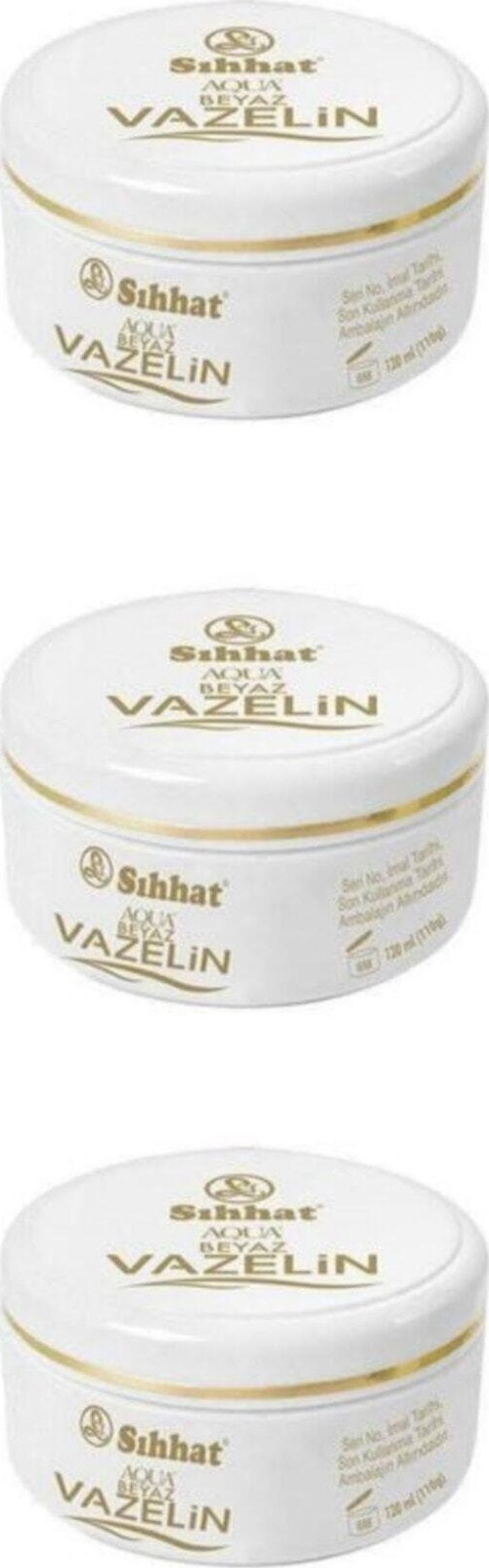 Beyaz Vazelin 100 ml 3 Adet
