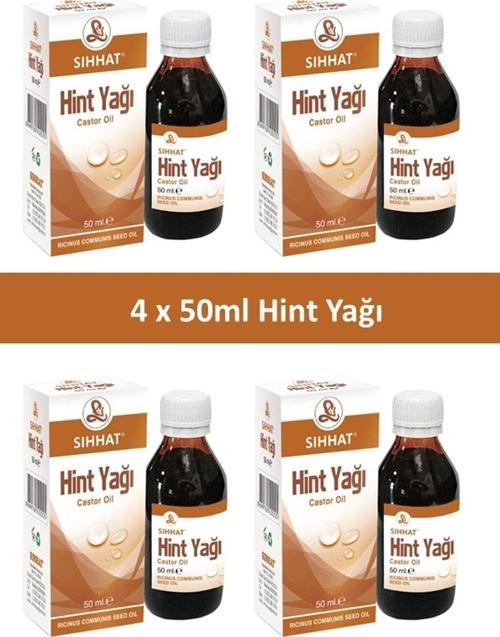 Doğal Hint Yağı 4 x 50 ml