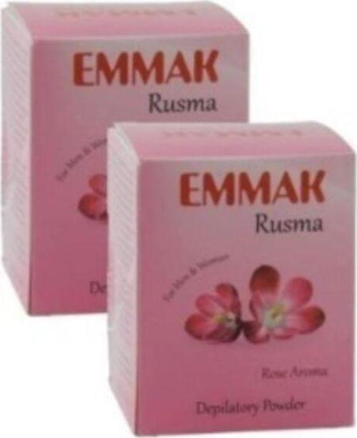 Rusma Gül Kokulu Tüy Dökücü Toz 80 gr x 2