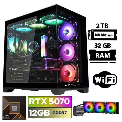 Lexus x140 Ryzen 7 9800X3D 32GB DDR5 Ram 2TB M.2 NVMe SSD 12GB RTX5070 Masaüstü Oyuncu Bilgisayarı