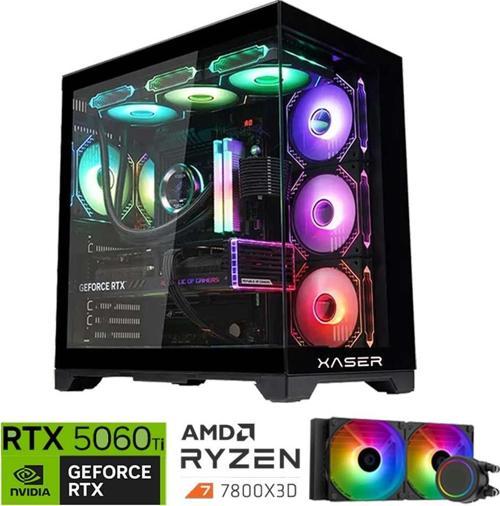 Lexus x450 Ryzen 7 7800X3D 32GB DDR5 Ram 2TB M.2 NVMe SSD 8GB RTX5060 Ti Sıvı Soğutmalı Oyuncu Bilgisayar