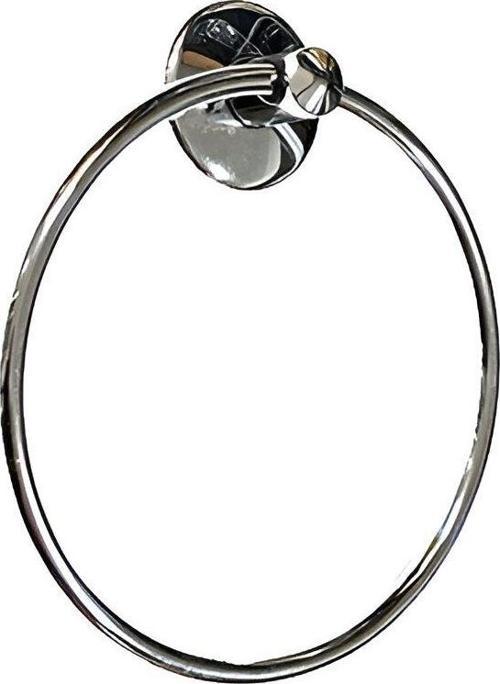 Pirinç Halka Havluluk – Paslanmaz Banyo Havlu Askısı , Duvara Monte , Krom Renk
