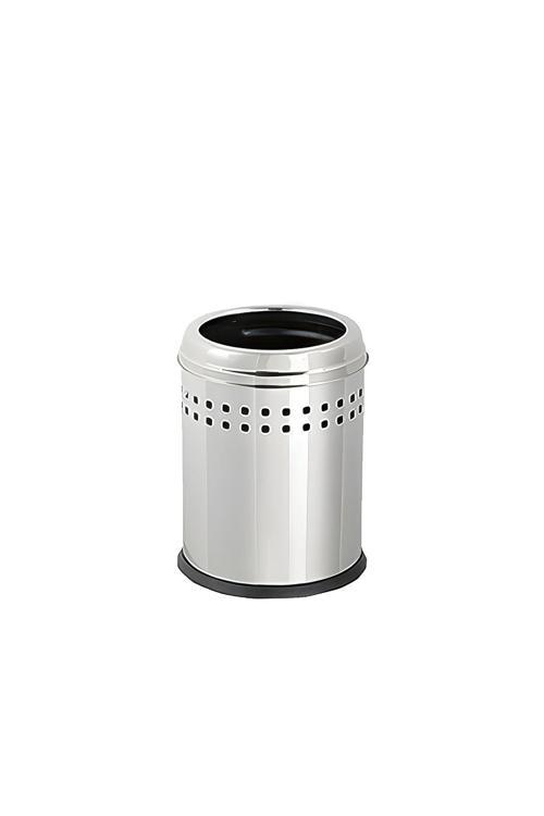 Efor Çöp Kovası, Çemberli, Delikli 304 Kalite, 5 Lt. Hijyenik Ve Dayanıklı