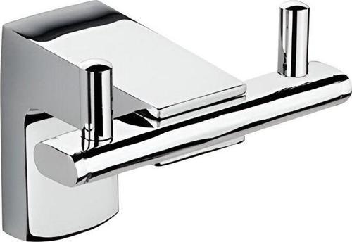 Galaxy Krom İkili Bornoz Askılığı – Duvar Tipi, Paslanmaz, Şık Banyo Askısı