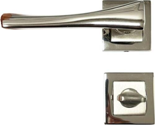 Pro Line Nikel Saten Wc Kapı Kolu-Kolay Montaj, Iç Kapı Kolu, Modern Kapı Kolu (1 Takım)