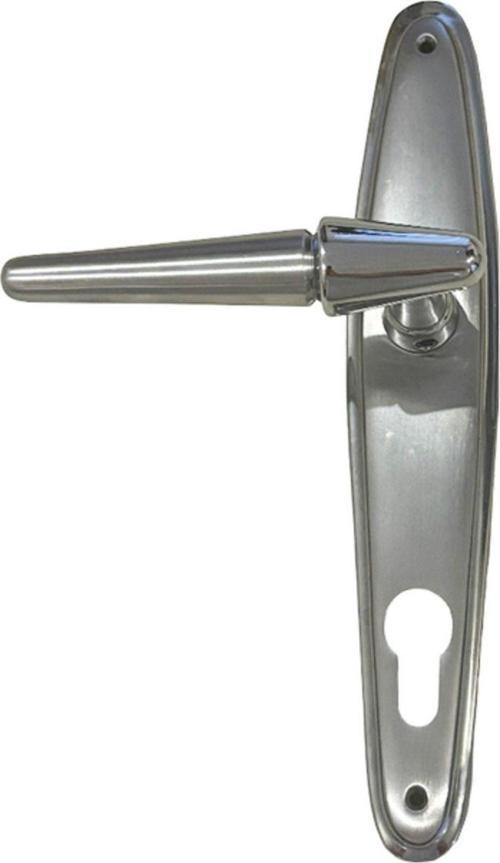 Onur Satine Krom Pirinç Yale Çelik Kapı Kolu, Lüks Görünüm, Paslanmaz, Şık Ve Uzun Ömürlü