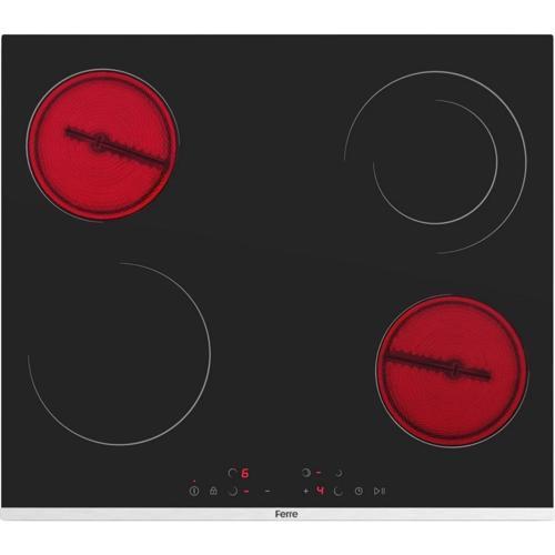 Ms263 Siyah Vitroseramik Elektrikli Ocak 60 Cm, Çift Halkalı (Dual) Pişirme Gözlü