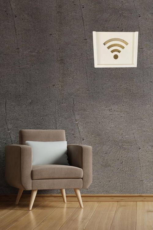 Wifi-Modem Kutusu Saklama Duvar Düzenleyici Mdf Uzunluk (22Cm) Genişlik (28Cm) Derinlik (12Cm)