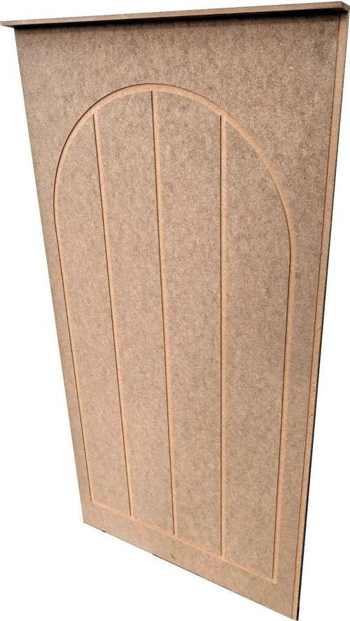 Mdf Cnc Işlemeli Dekoratif Boyanabilir Duvar Paneli (102X54Cm) (6Mm) Oval